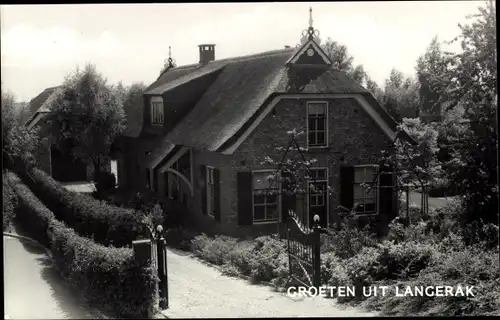 Ak Langerak Südholland, Wohnhaus