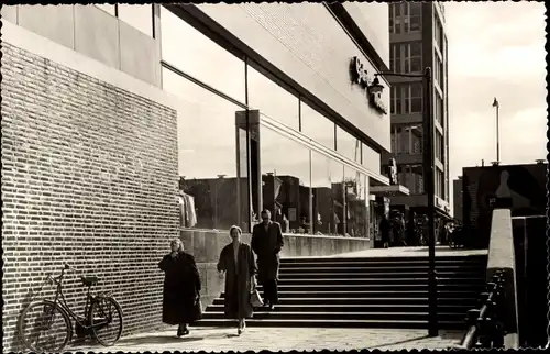 Ak Rotterdam Südholland Niederlande, Hoogstraat, Steiger