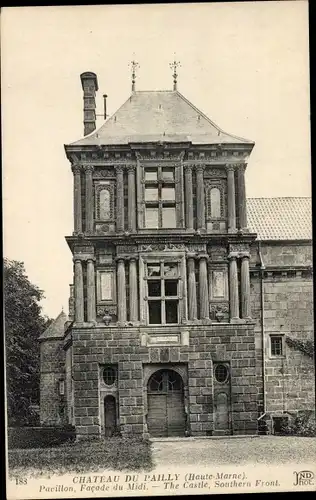 Ak Le Pailly Haute Marne, Schloss, Pavillon