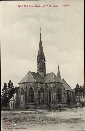 Ak Eclaron Haute Marne, Kirche