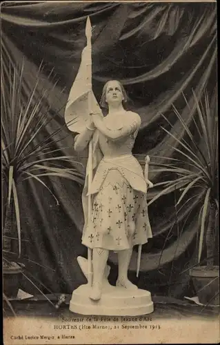 Ak Hortes Haute Marne, Fest der Jeanne d'Arc, 21. September 1913