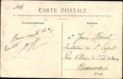 Ak Compiègne Oise, die 5. Dragoner überqueren den Fluss