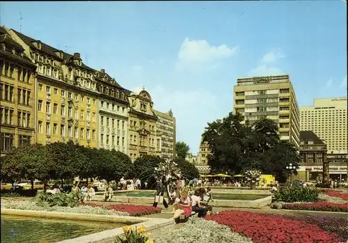 Ak Leipzig in Sachsen, Sachsenplatz