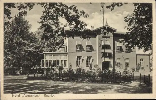 Ak Ruurlo Gelderland, Hotel Avenarius