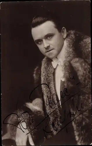Ak Schauspieler Ivo Raec-Longolli, Portrait, Autogramm