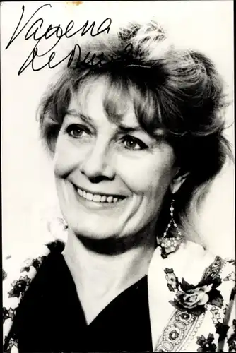 Ak Schauspielerin Vanessa Redgrave, Portrait, Autogramm