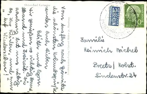 Ak Ostseebad Grömitz in Holstein, Palmen, Terrasse, Strand