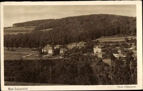 Ak Bad Salzschlirf in Hessen, Blick auf das Neue Villenviertel