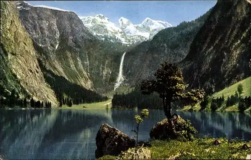 Ak Berchtesgaden in Oberbayern, Obersee, Gebirge