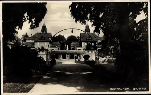 Ak Bad Nauheim in Hessen, Sprudelhof