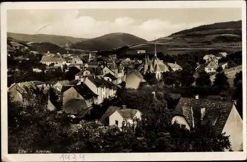 Ak Adenau in der Eifel, Totalansicht der Ortschaft