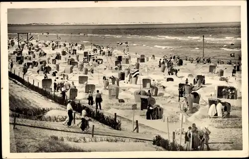 Ak Nordseebad Langeoog Ostfriesland, Strand