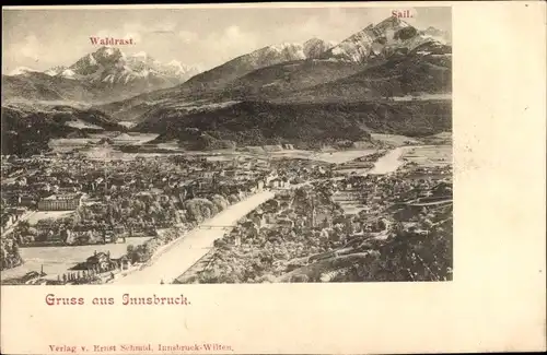Ak Innsbruck in Tirol, Gesamtansicht