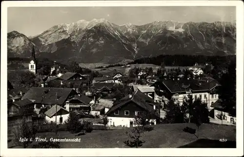 Ak Igls Innsbruck in Tirol, Gesamtansicht