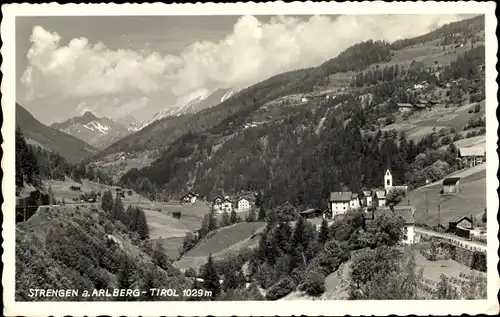 Ak Strengen in Tirol, Gesamtansicht