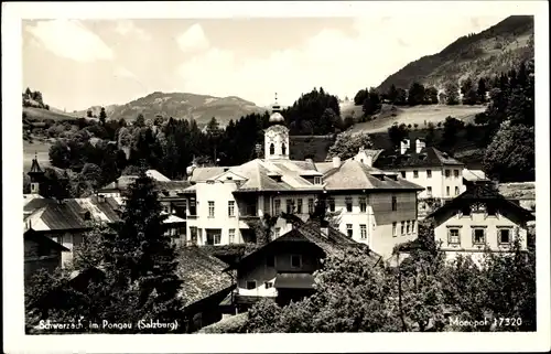 Ak Schwarzach im Pongau in Salzburg, Teilansicht