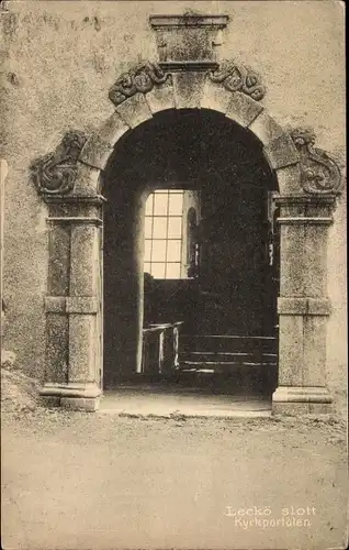 Ak Lidköping Schweden, Läckö Slott, Leckö, Kyrkportalen