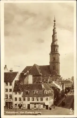 Ak Kopenhagen Dänemark, Vor Frelsers Kirke, Saebefabrik