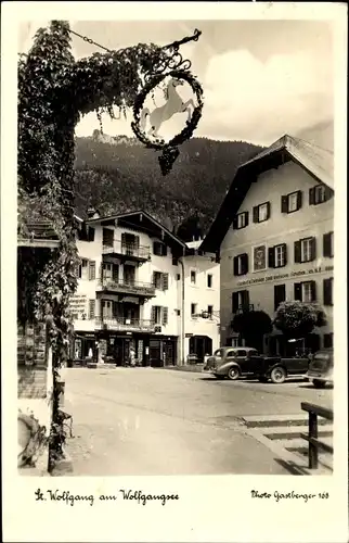 Ak St. Wolfgang am Wolfgangsee Oberösterreich, Hotel weißes Rößl