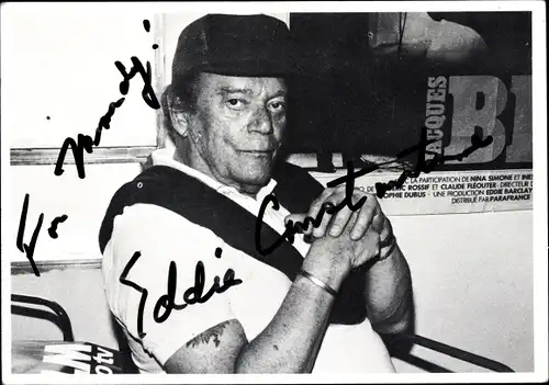 Ak Schauspieler und Sänger Eddie Constantine, Portrait, Autogramm