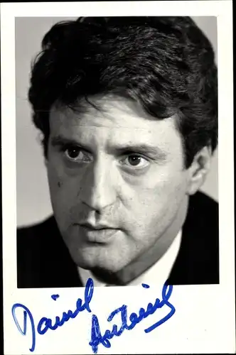 Foto Ak Schauspieler Daniel Auteuil, Portrait, Autogramm
