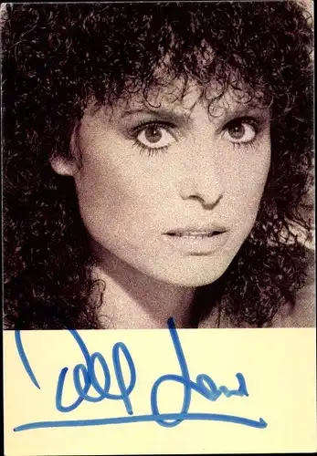 Foto Schauspielerin Sängerin Daliah Lavi, Portrait, Autogramm