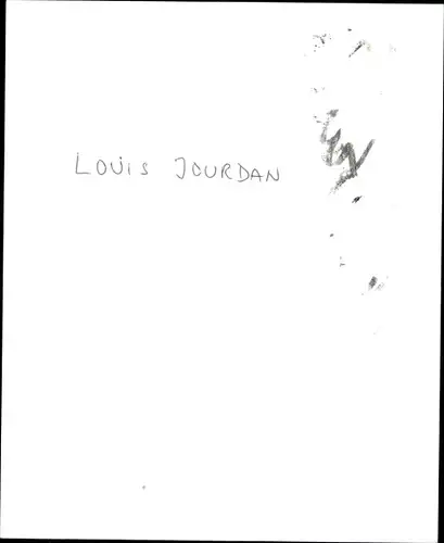 Foto Schauspieler Louis Jourdan, Portrait, Autogramm