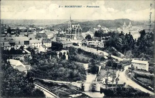 Ak Rochefort Wallonien Namur, Panorama