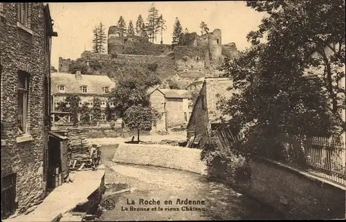 Ak Laroche en Ardenne Wallonien Luxemburg, Bronze, Schloss