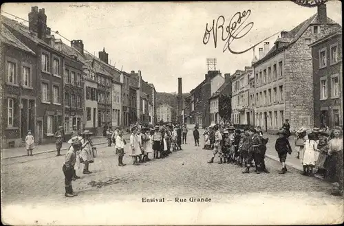 Ak Ensival Verviers Wallonie Lüttich, Rue Grande