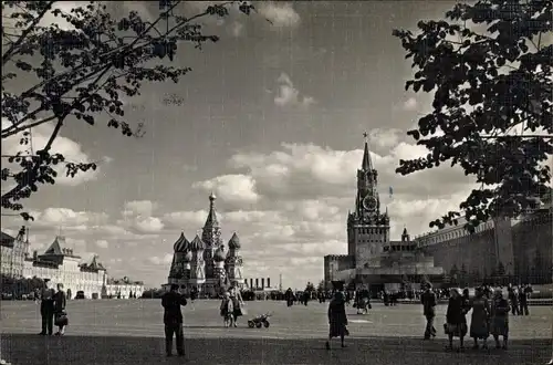 Ak Moskau Russland, Roter Platz