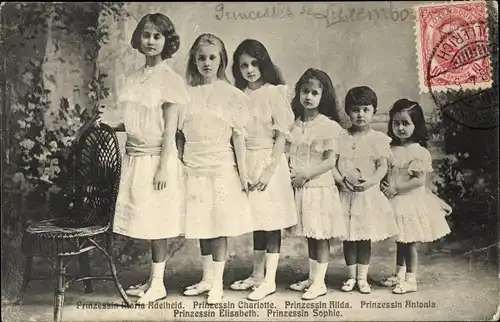 Ak Erbgroßherzogin Maria Adelheid, Charlotte, Hilda, Antonia, Elisabeth, Sophie, Adel Luxemburg