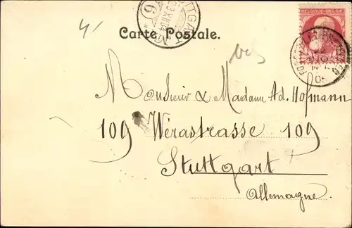 Ak Forest Forest Brüssel Brüssel, Brücke