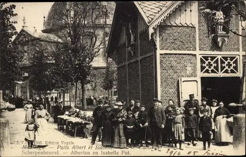 Ak Montaigu Scherpenheuvel Flämisch-Brabant, Albertus und Isabella Put