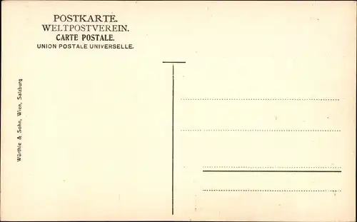 Ak Salzburg in Österreich, Moserboden, Kesselfall