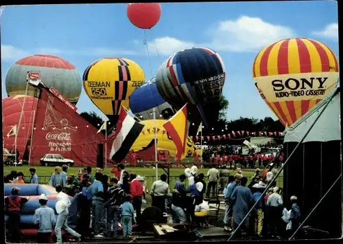 Ak Joure Friesland Niederlande, Heißluftballons