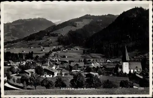 Ak Saanen Kanton Bern, Kirche