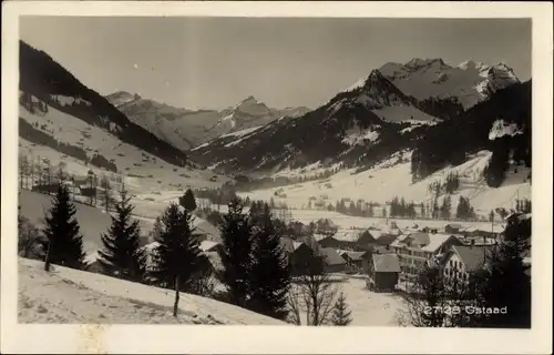 Ak Gstaad Saanen Kanton Bern, Totalansicht