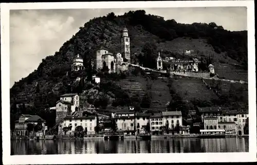 Ak Morcote Lago di Lugano Kt. Tessin, Gesamtansicht