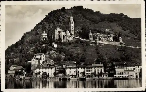 Ak Morcote Lago di Lugano Kt. Tessin, Generalansicht