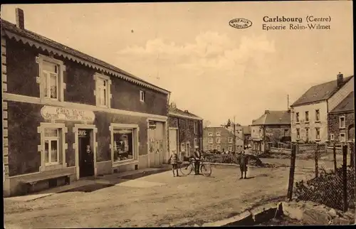 Ak Carlsbourg Paliseul Wallonien Luxemburg, Epicerie Rolin Wilmet