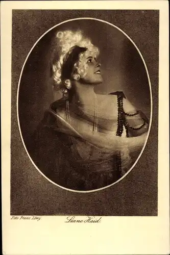 Ak Schauspielerin Liane Haid, Portrait