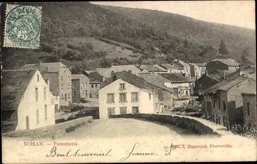 Ak Bohan Vresse sur Semois Wallonien Nanur, Panorama