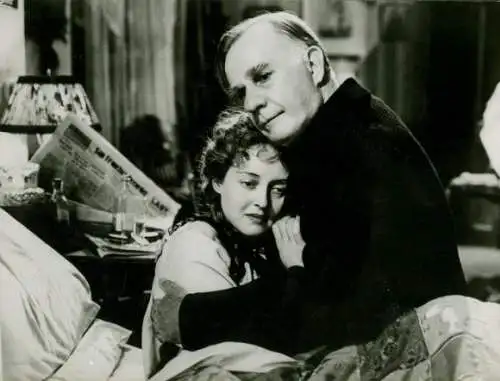 Foto Schauspieler Henry Travers und Bette Davis, Filmszene Drei Schwestern aus Montana, Pressefoto