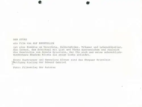 Foto Filmszene, Der Sturz, Schauspielerin Hannelore Elsner, Pressefoto