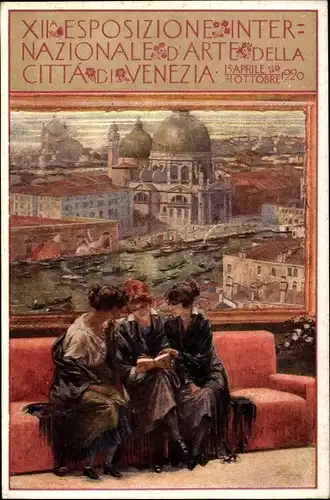 Künstler Ak Venedig Veneto, XII. Internationale Esposizione d'Arte della Citta di Venezia 1920