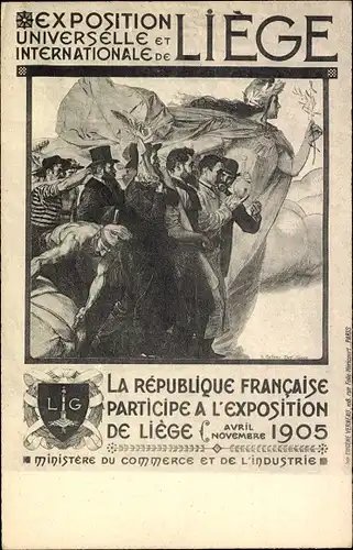 Ak Liège Lüttich Wallonien, Welt- und Internationale Ausstellung 1905