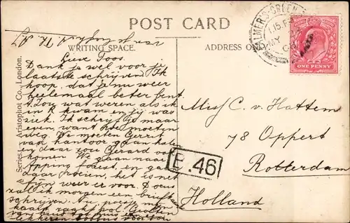 Ak London City, Londoner Typen, Schuhputzer