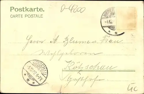 Litho Nieder Beuna Merseburg an der Saale, Restaurant Zum Bahnhof, Gleisseite