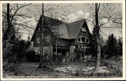 Ak Karpacz Krummhübel Riesengebirge Schlesien, Haus Tannenberg